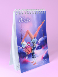 Блокнот гімнастки А6 Seasons Winter, м'яч