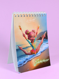 Блокнот гімнастки А6 Seasons Summer, булави
