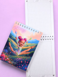 Блокнот гімнастки А6 Seasons Spring, булави