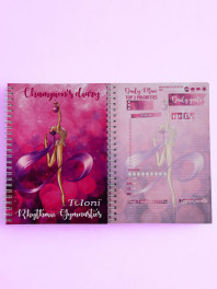 Блокнот гімнастки Tuloni Ball, col. Purple (06)