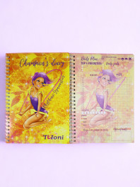 Блокнот гімнастки Tuloni Rope col. Yellow (05)