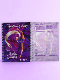 Блокнот гімнастки Tuloni Ribbon, col. Lilac (07)