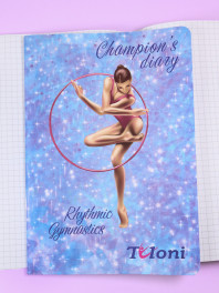 Зошит Tuloni (40 аркушів) Hoop col. Blue (04)