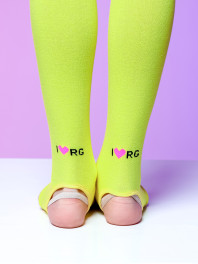 Гетри I love RG, лимонні