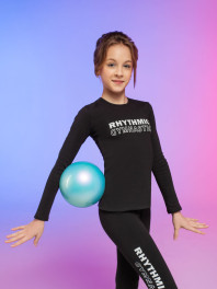 Футболка ДР Rhythmic Gymnastics, біла, утеплена