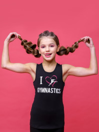 Майка I love gymnastics (Sale)