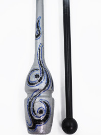 Булави Pastorelli 00028 Aero motiv Black x Silver 45 см