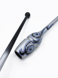 Булави Pastorelli 00028 Aero motiv Black x Silver 45 см