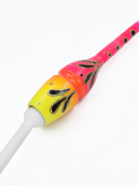 Булави Pastorelli 04557 Aero motiv New Style Bianco-Rosa 45 см