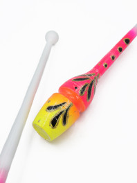 Булави Pastorelli 04557 Aero motiv New Style Bianco-Rosa 45 см