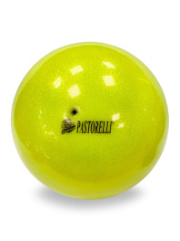 М'яч Pastorelli Glitter (00025) Giallo 18,5 см