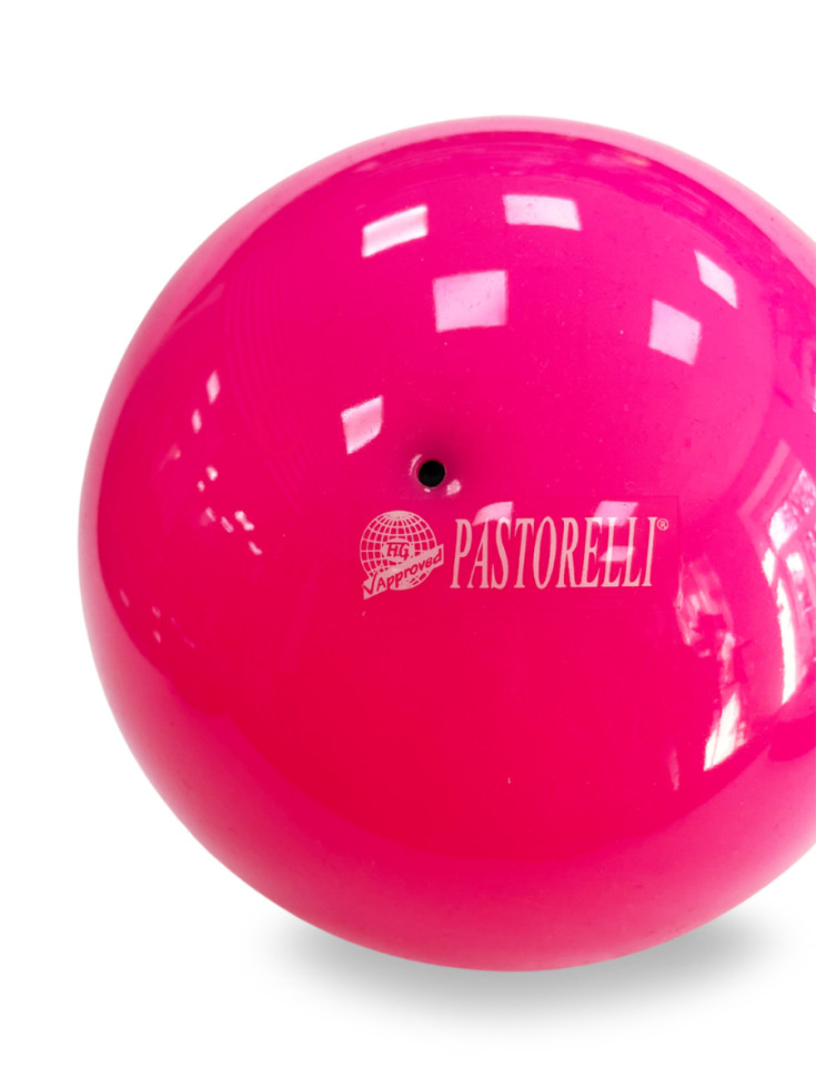 М'яч Pastorelli глянець (00011) Rosa Fluo 18,5 см