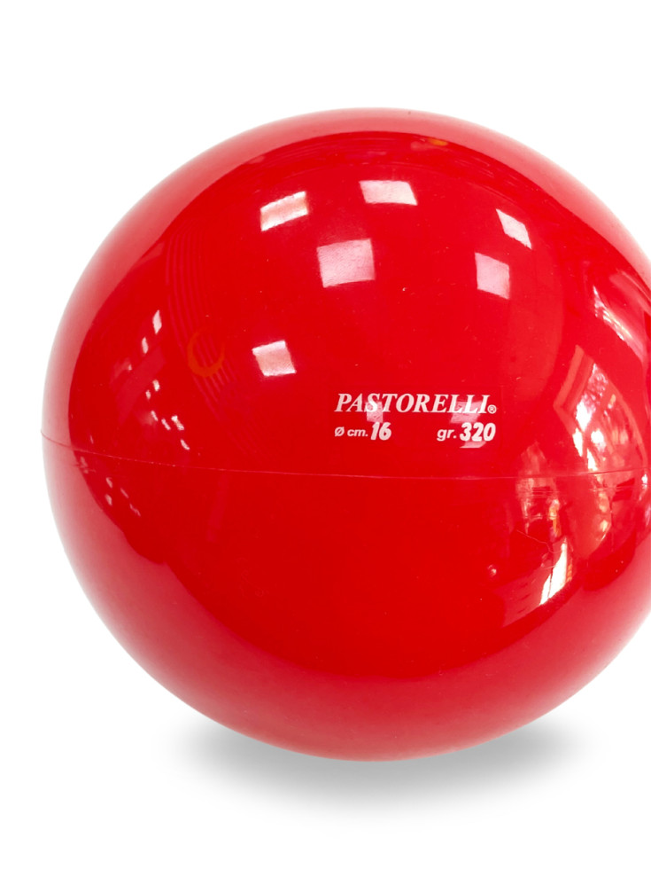 М'яч Pastorelli глянець (00228) Red 16 см