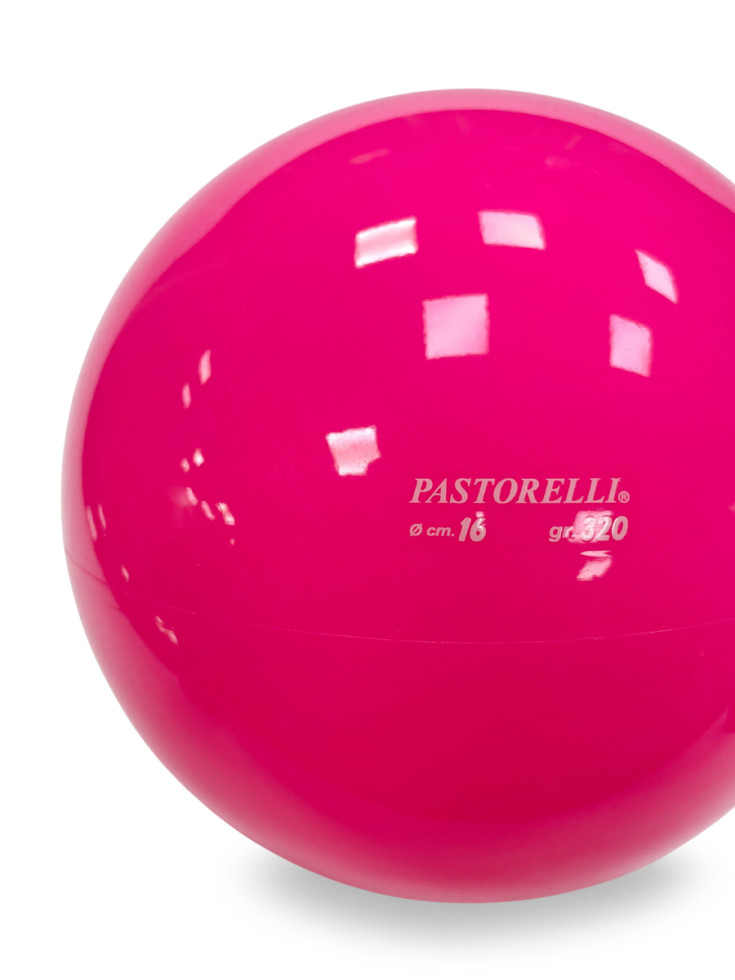 М'яч Pastorelli глянець (00230) Rosa Fluo 16 см