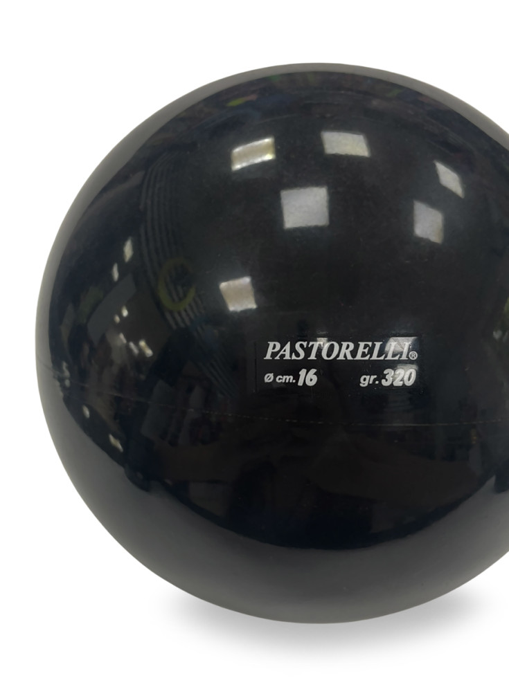М'яч Pastorelli глянець (02926) Black 16 см