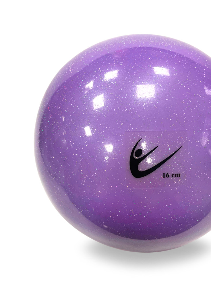 М'яч Tuloni (Італія) Glitter Lilac 16 см