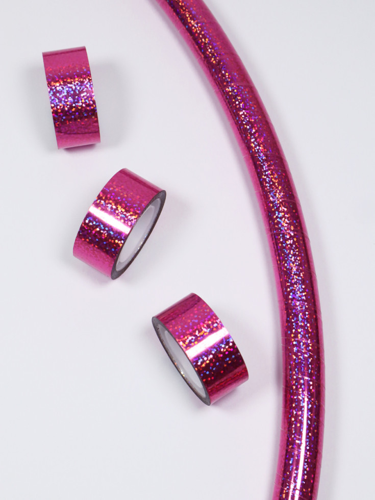 Обруч Pastorelli з обмоткою Fluo Pink (244)