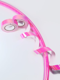 Обруч Pastorelli з обмоткою Fluo Pink (2710)