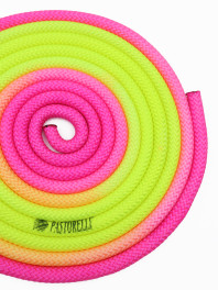 Скакалка Pastorelli New Orleans (4904) Rosa Fluo x Giallo Fluo