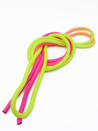Скакалка Pastorelli New Orleans (4904) Rosa Fluo x Giallo Fluo