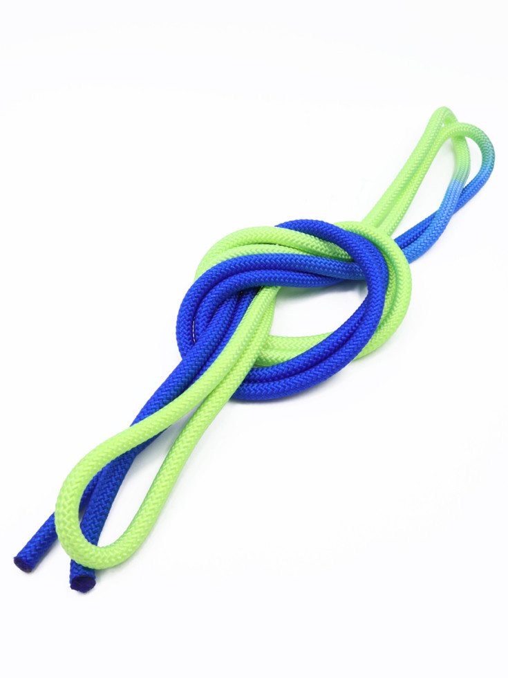Скакалка Pastorelli New Orleans (4905) Blue x Giallo Fluo