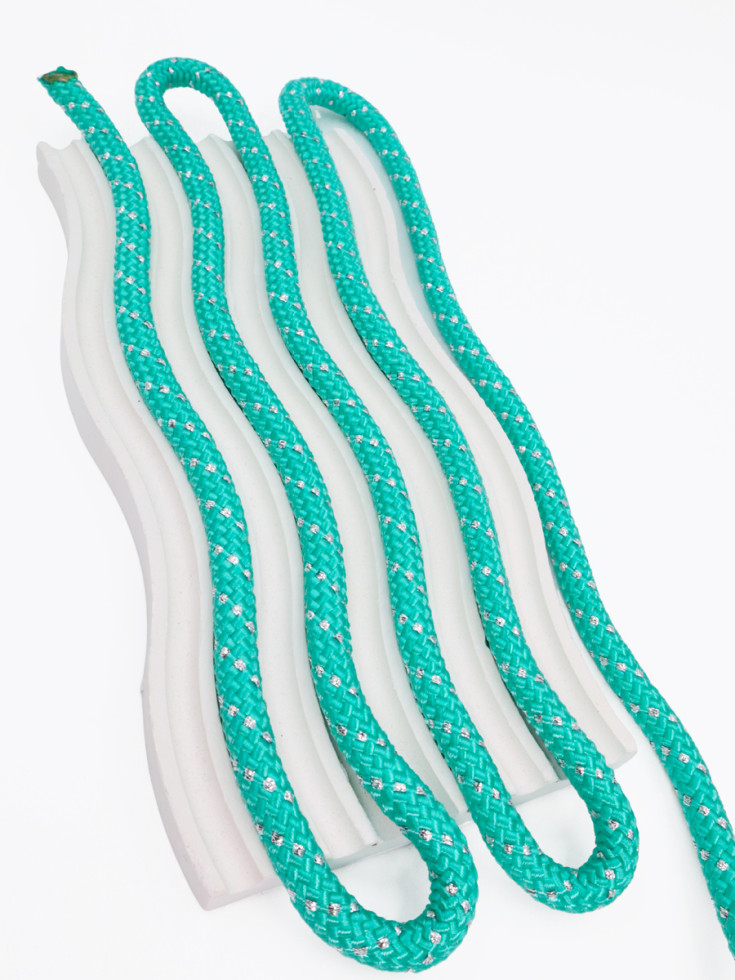 Скакалка Tuloni Metal Lurex (Aquamarine)