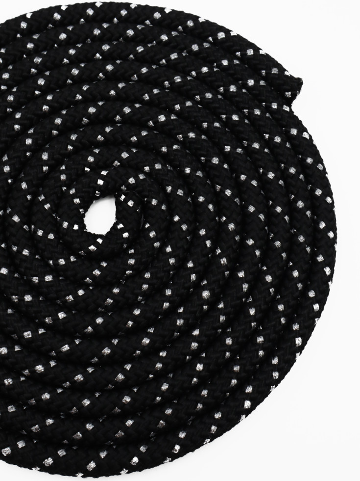 Скакалка Tuloni Metal Lurex (Black)