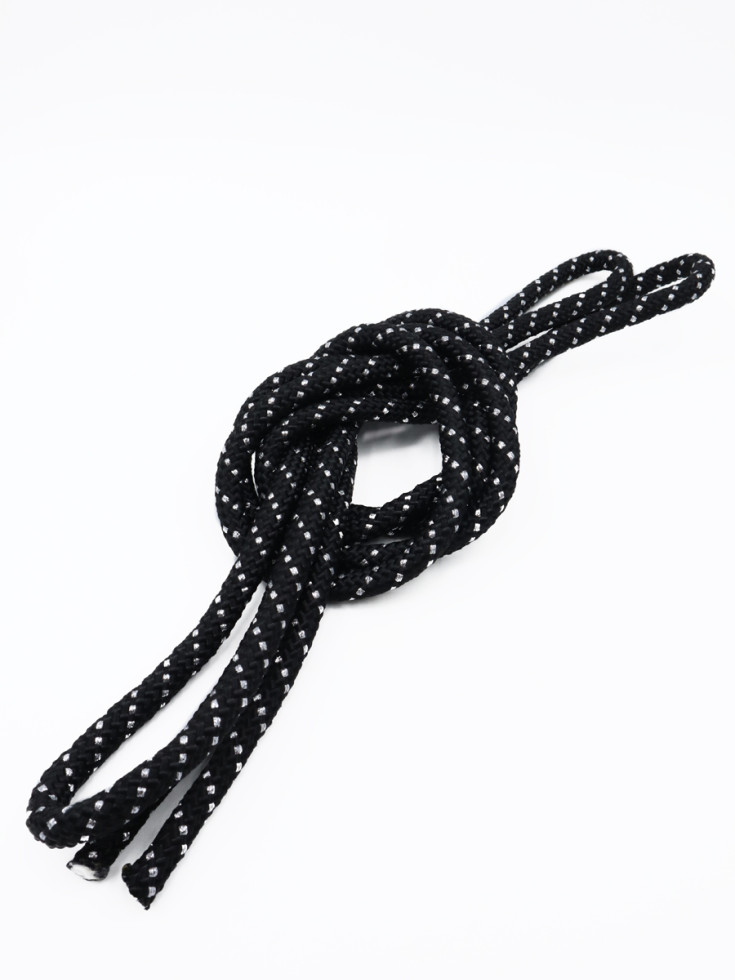 Скакалка Tuloni Metal Lurex (Black)
