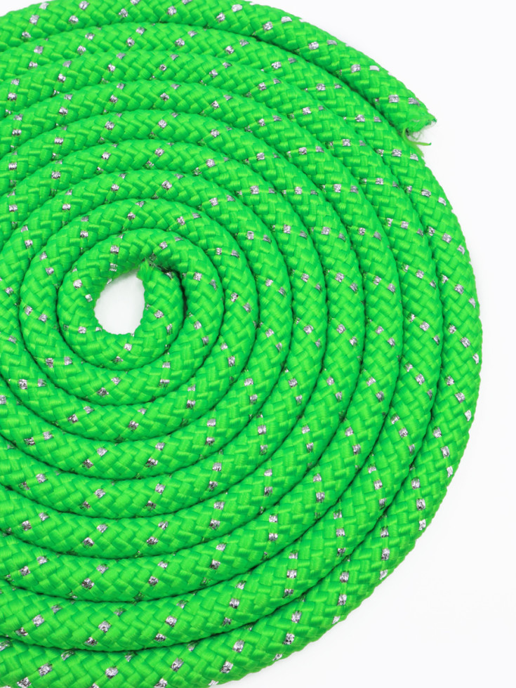Скакалка Tuloni Metal Lurex (Lime Green)