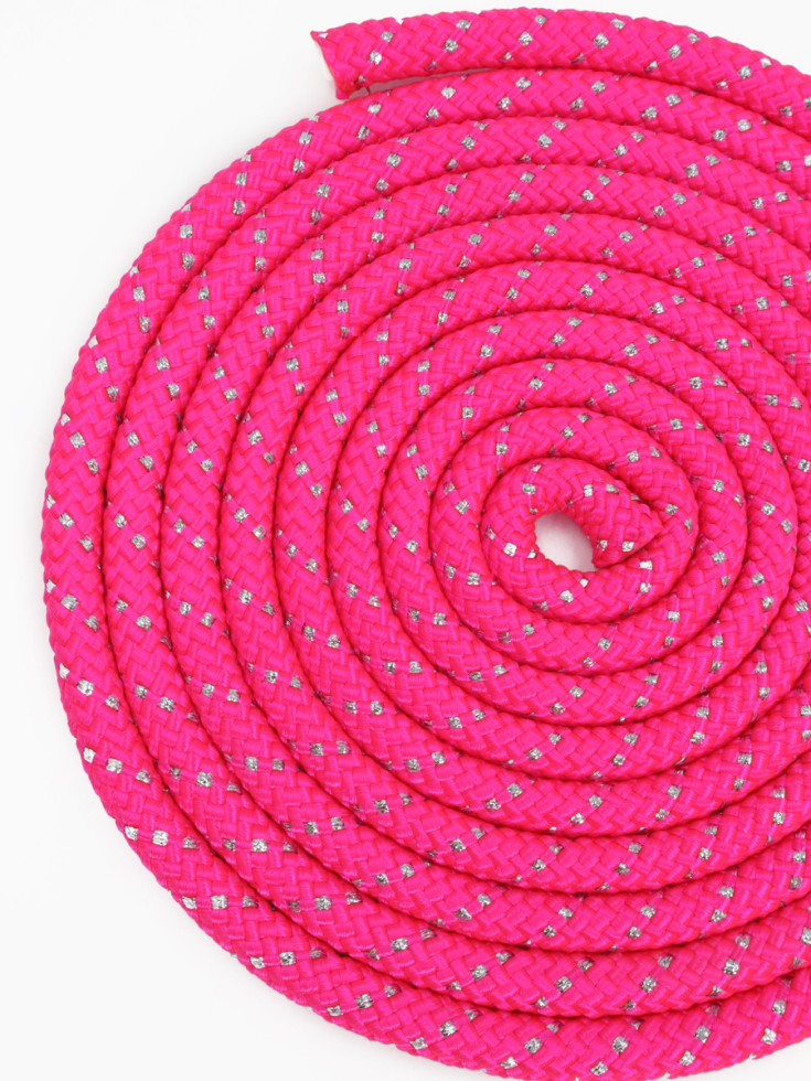 Скакалка Tuloni Metal Lurex (Pink Fluo)