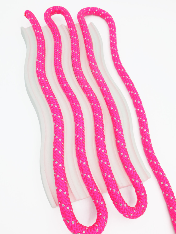 Скакалка Tuloni Metal Lurex (Pink Fluo)