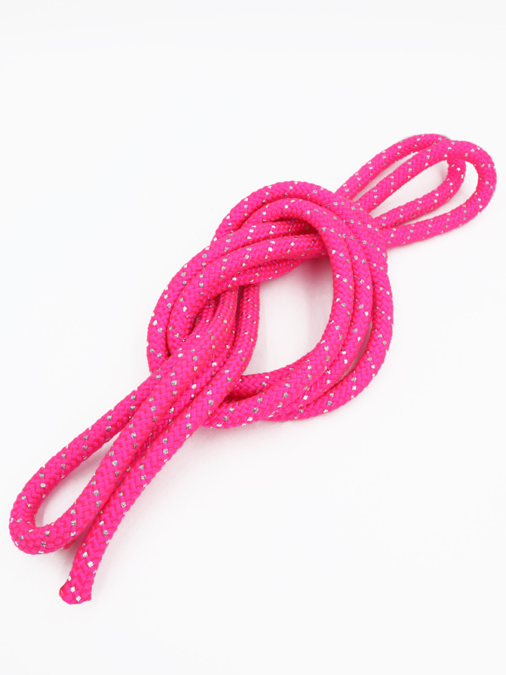 Скакалка Tuloni Metal Lurex (Pink Fluo)