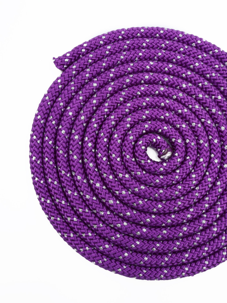 Скакалка Tuloni Metal Lurex (Viola)