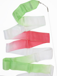 Стрічка Sasaki М-71HG Lime Green x White x Fresh Pink (LYMGxWxFRP)