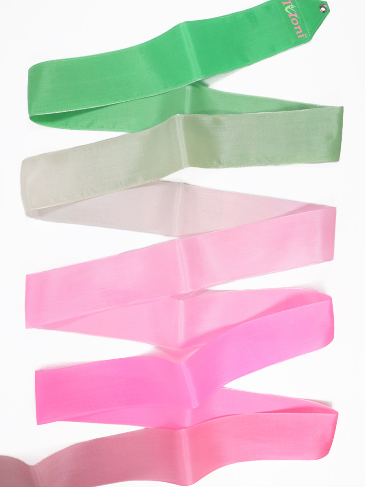 Стрічка Tuloni GR1237 (GxPxY) Green-Pink-Yellow