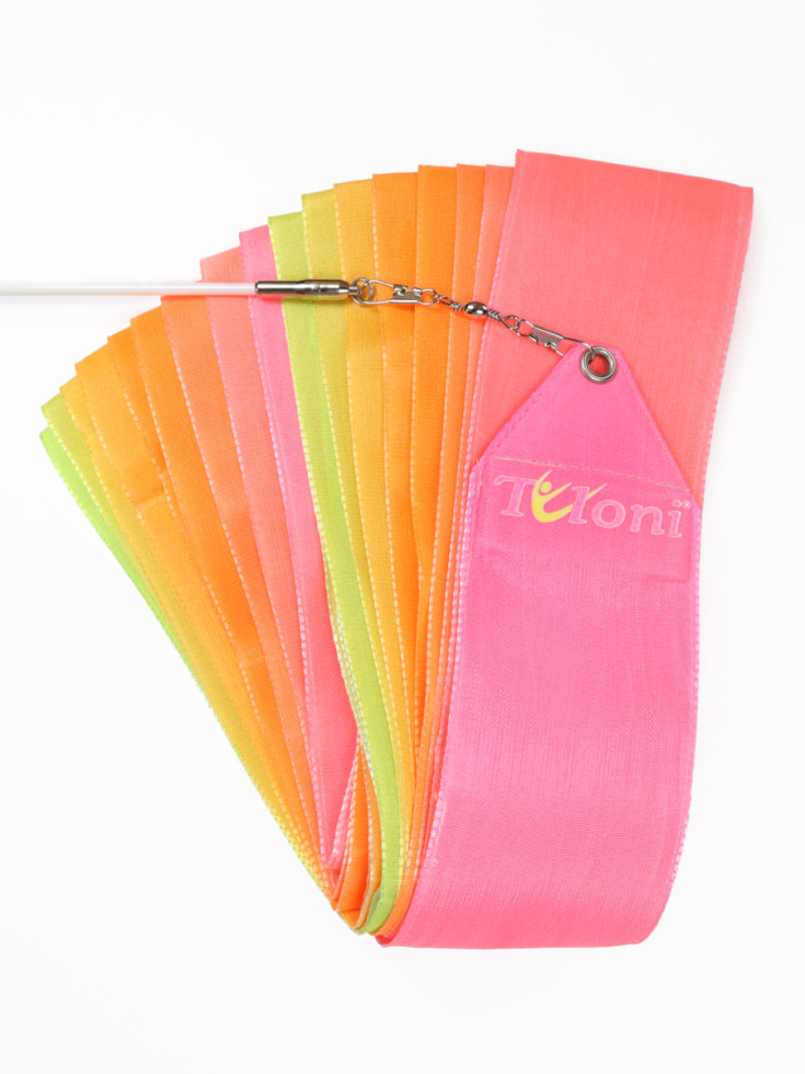 Стрічка Tuloni GR1237 (PxOxY) Pink-Orange-Yellow
