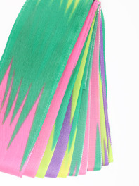 Стрічка Tuloni ZG1187 (GxPxYxPP) Gr-Pink-Yellow-PP
