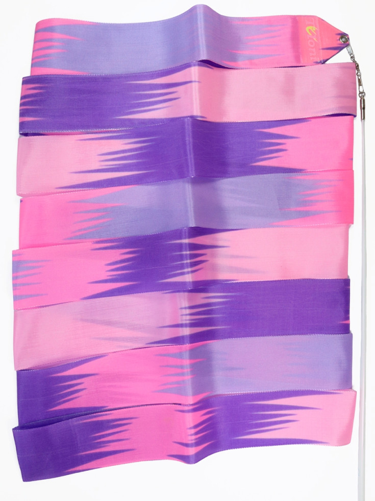Стрічка Tuloni ZG1298 (LDxLtPxPxLTLD) Lavander-LtPinp-Pink-Lilac