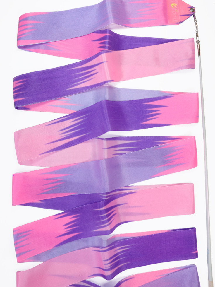 Стрічка Tuloni ZG1298 (LDxLtPxPxLTLD) Lavander-LtPinp-Pink-Lilac
