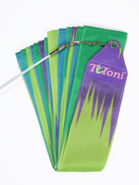 Стрічка Tuloni ZG1303 (YxPPxGxLIBU) Yellow-Purple-Green-LtBlue