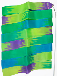 Стрічка Tuloni ZG1303 (YxPPxGxLIBU) Yellow-Purple-Green-LtBlue