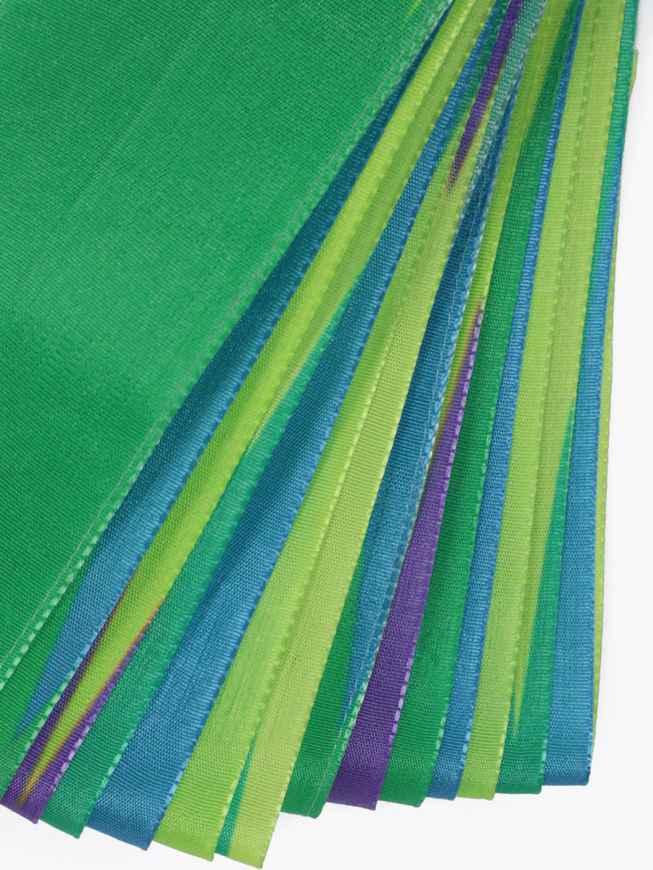 Стрічка Tuloni ZG1303 (YxPPxGxLIBU) Yellow-Purple-Green-LtBlue