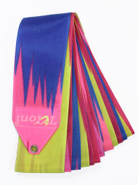 Стрічка Tuloni ZG1306 (RSxYxPxBU) Raspberry-Yellow-Pink-Blue