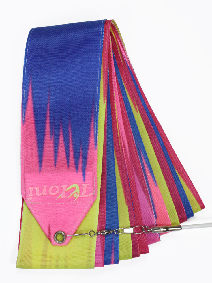 Стрічка Tuloni ZG1306 (RSxYxPxBU) Raspberry-Yellow-Pink-Blue