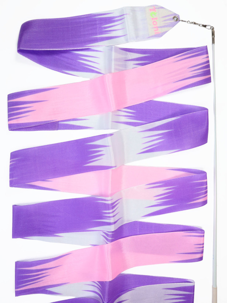 Стрічка Tuloni ZG1309 (LDxLtPxWxPP) Lavander-LtPink-White-Purple